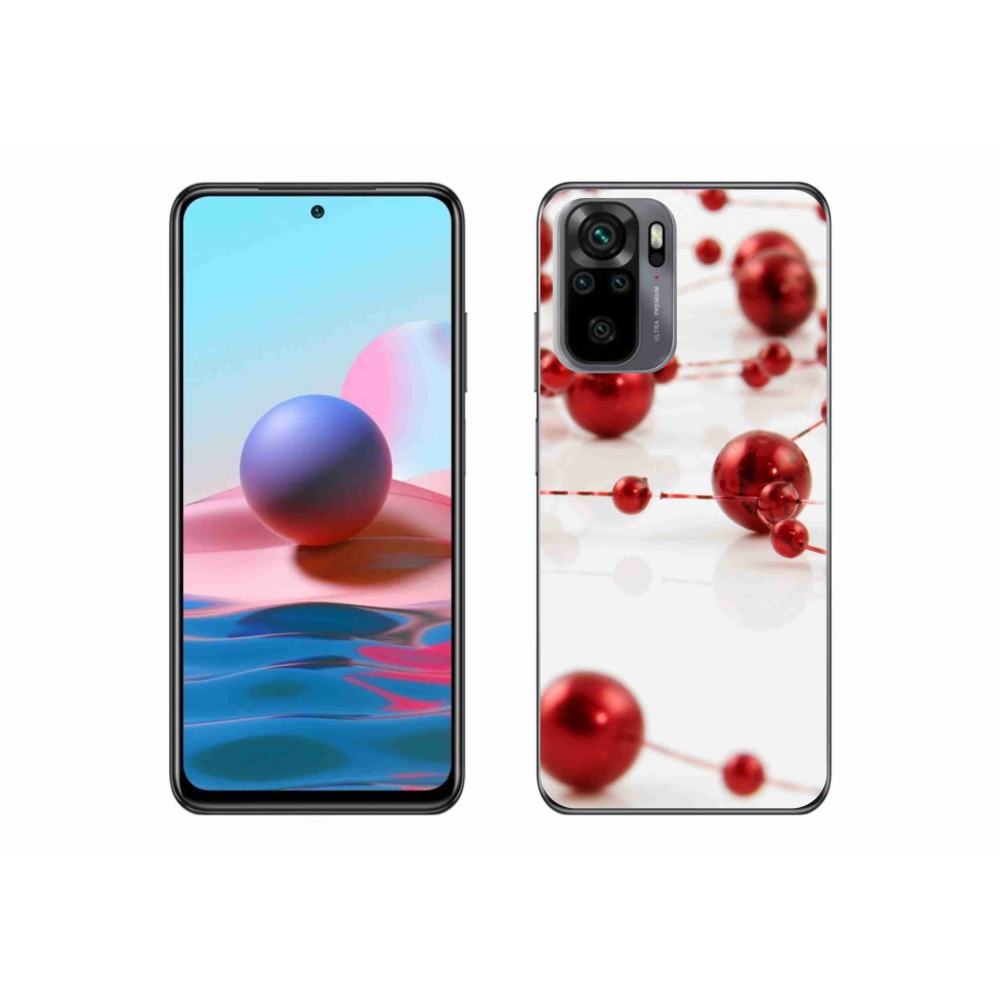 Gél borító mmCase a Xiaomi Redmi Note 10 4G-hez - karácsonyi lánc