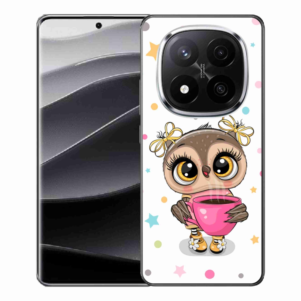 Gél borítás mmCase a Xiaomi Redmi Note 14 Pro+ 5G számára - rajzfilm bagoly