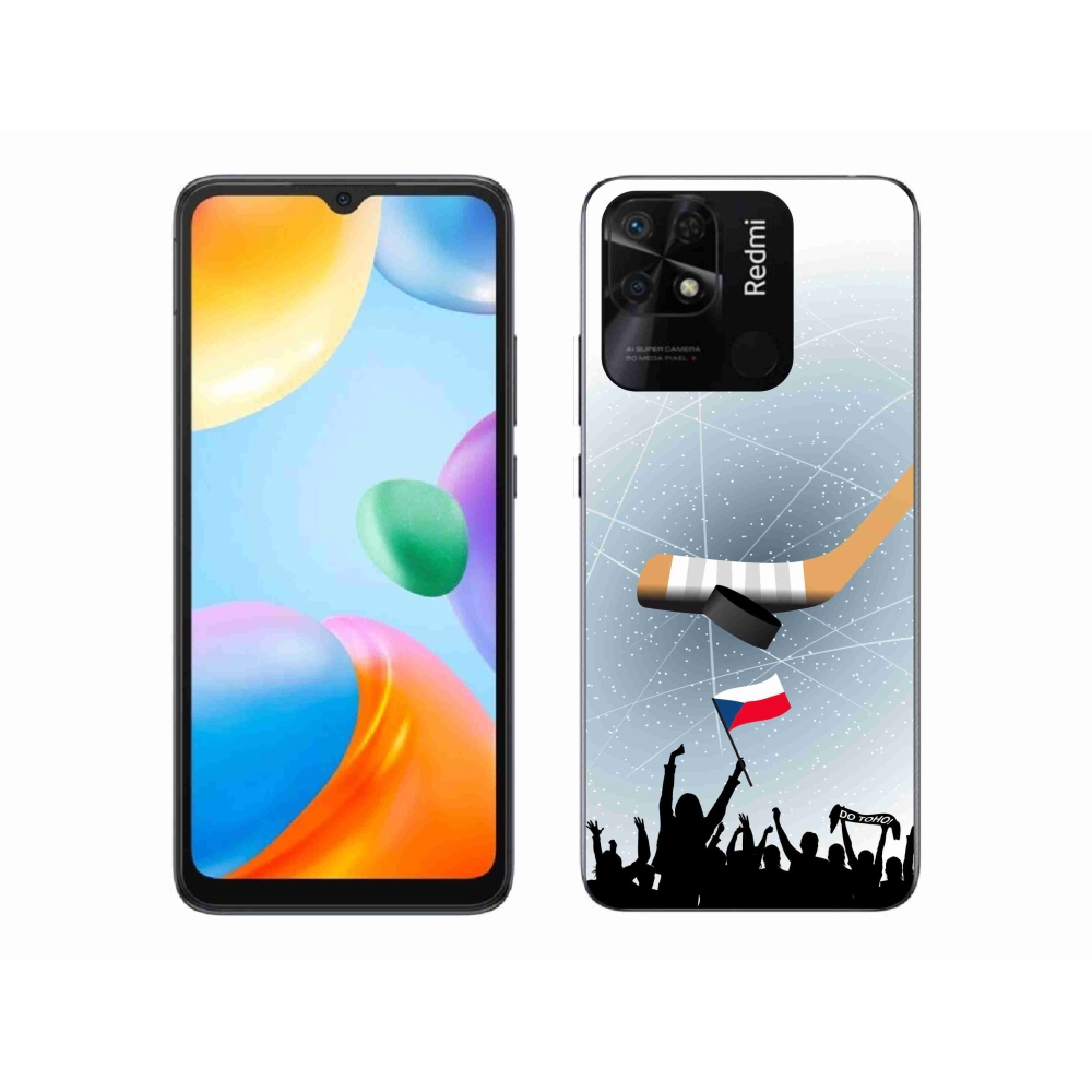 Gél borítás mmCase a Xiaomi Redmi 10C-hez - hoki szurkolóknak