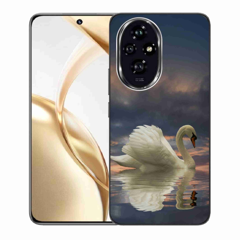 Zselés borító mmCase a Honor 200 5G készülékhez - hattyú