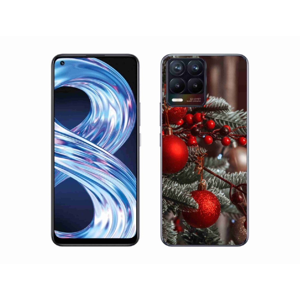 Gél borítás mmCase a Realme 8 Pro számára - karácsonyi dekorációk 2