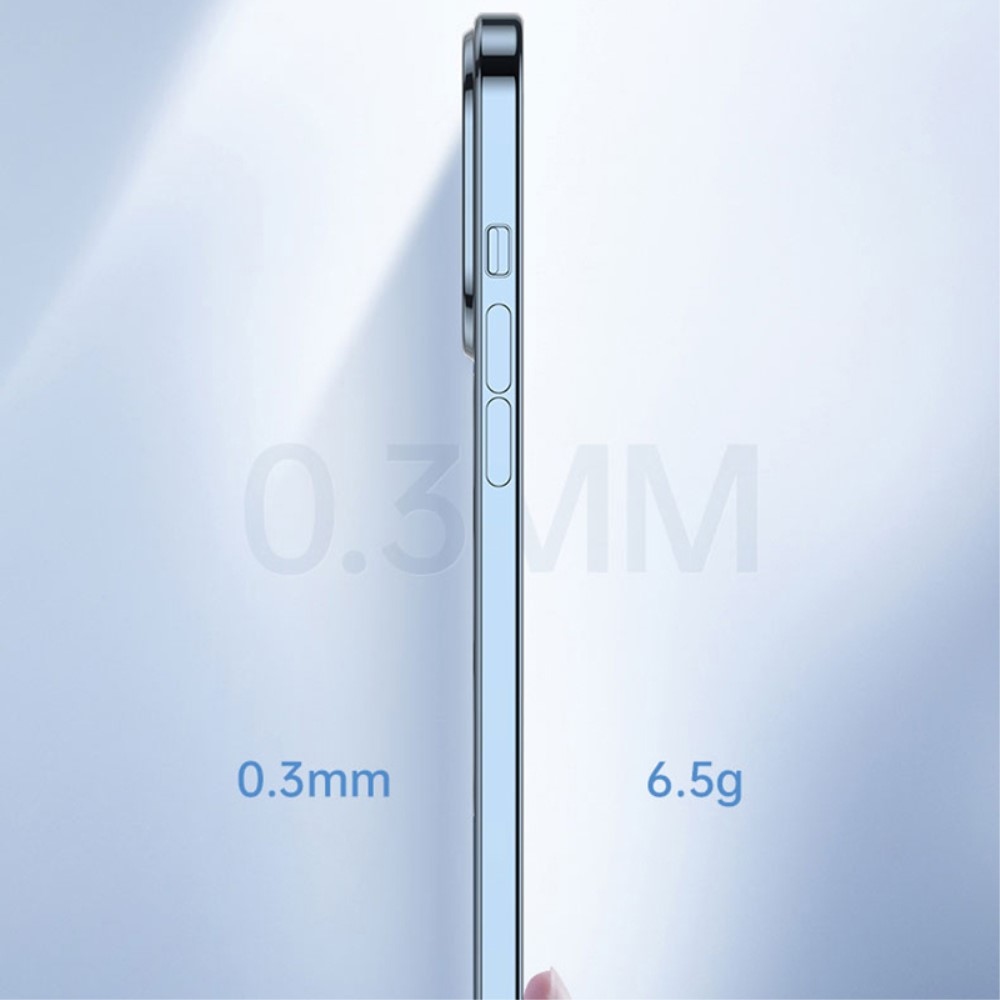 Zselés tok kameravédelemmel és MagSafe támogatással a Huawei Pura 70 Pro készülékhez - kék