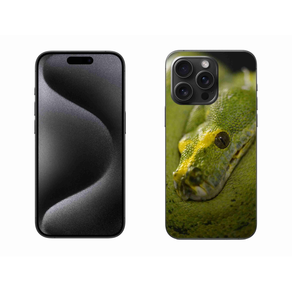 Zselés borítás mmCase iPhone 15 Pro Max készülékhez - kígyó 2