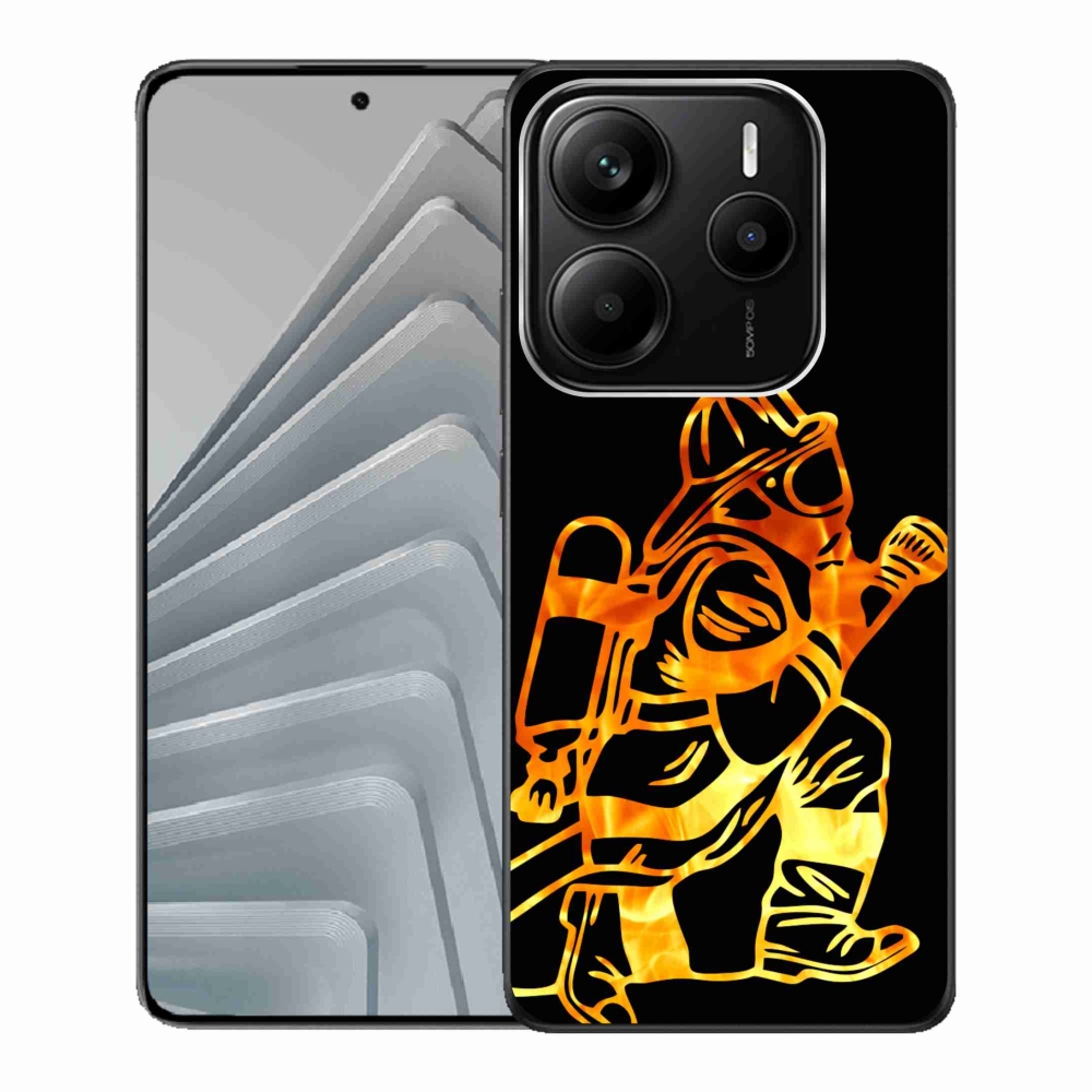 Gél borítás mmCase a Xiaomi Redmi Note 14 5G - tűzoltó 1