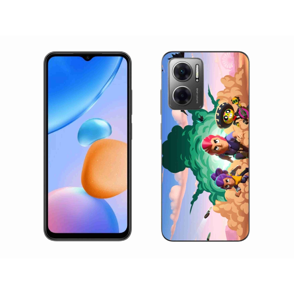 Gél borítás mmCase a Xiaomi Redmi 10 5G-hez - verekedés csillagok