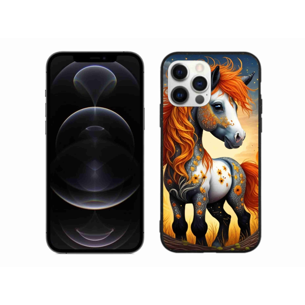 Gél védőburkolat mmCase iPhone 12 Pro Max készülékhez - színes póni