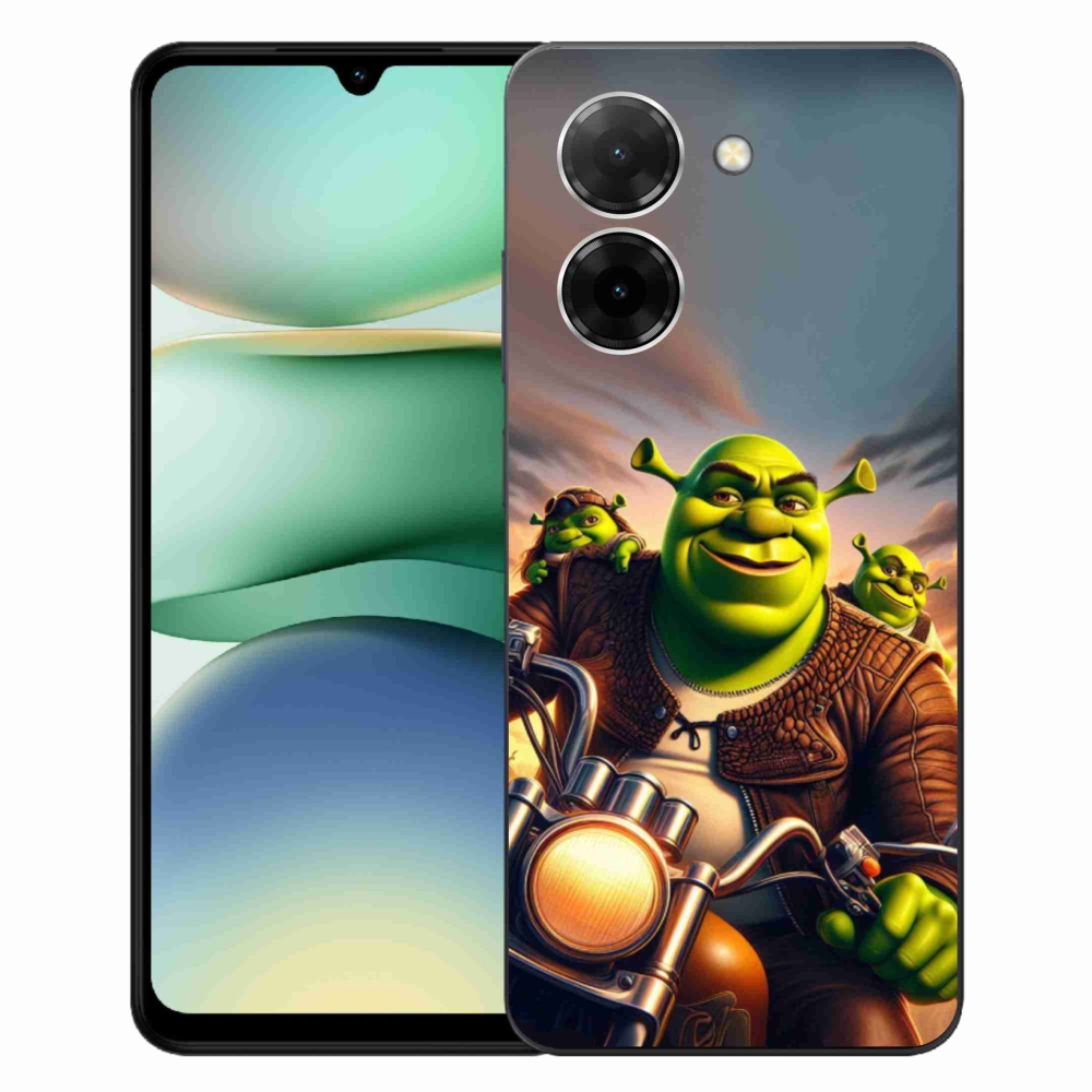 Gél borítás mmCase a Xiaomi Redmi A5 (173.45x79.35x8.45mm) - shrek egy motorkerékpárral