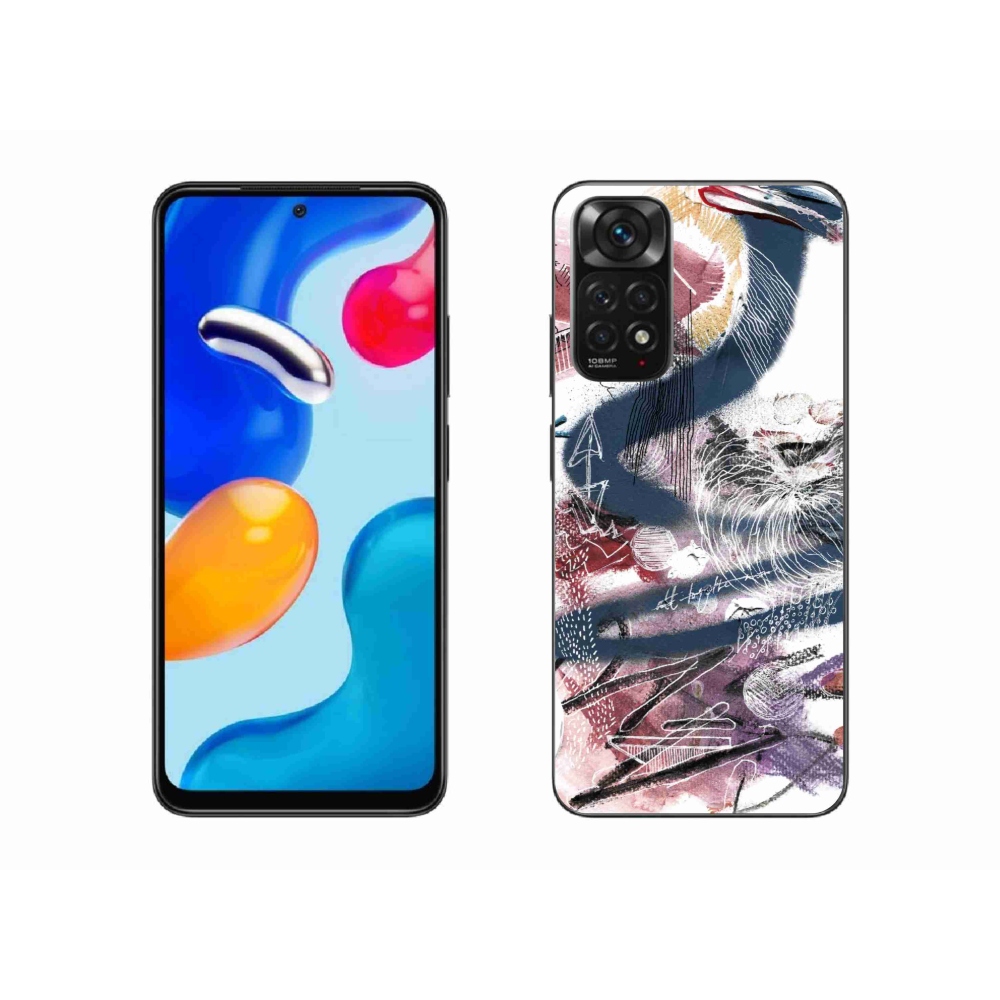 Gél borítás mmCase a Xiaomi Redmi Note 11 4G-hez - absztrakt motívum 28