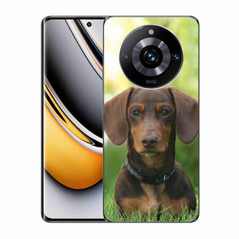 Zselés tok mmCase a Realme 11 Pro/11 Pro+ készülékhez - barna tacskó