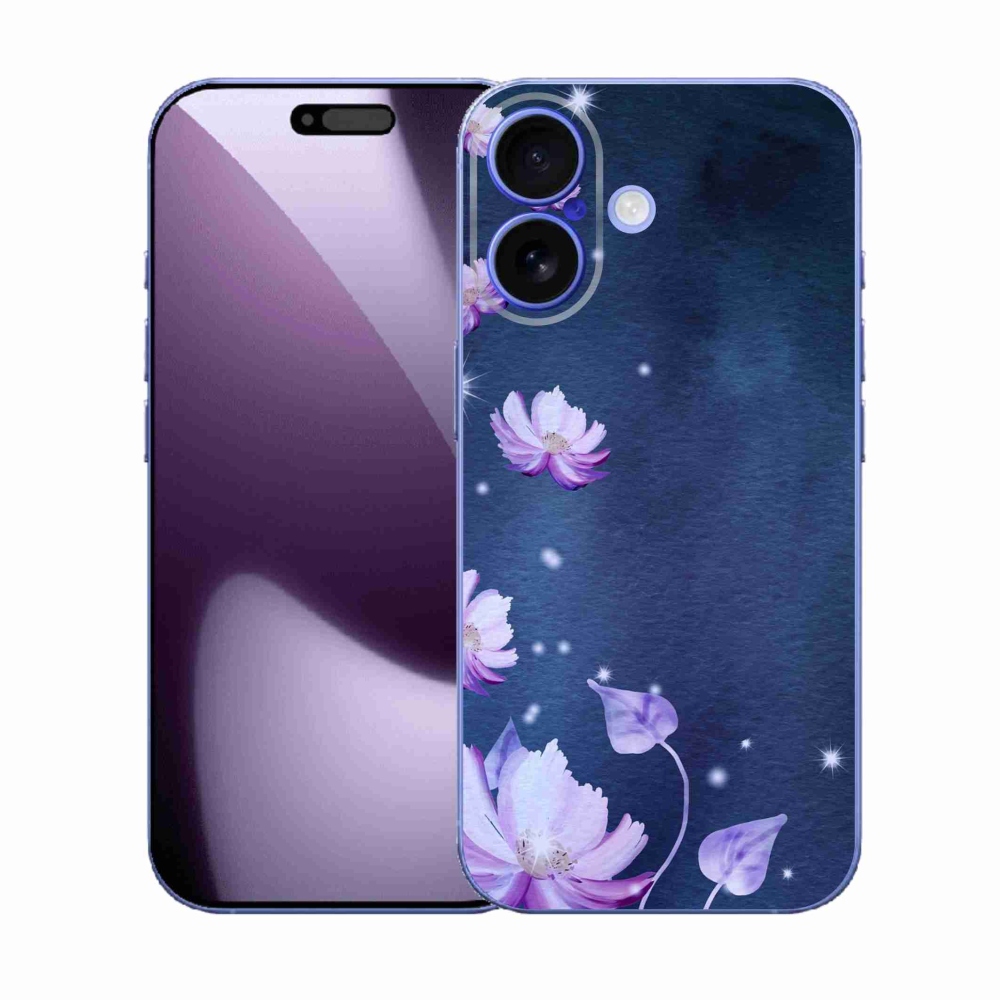 Gél borítás mmCase iPhone 17 készülékhez - hulló virágok