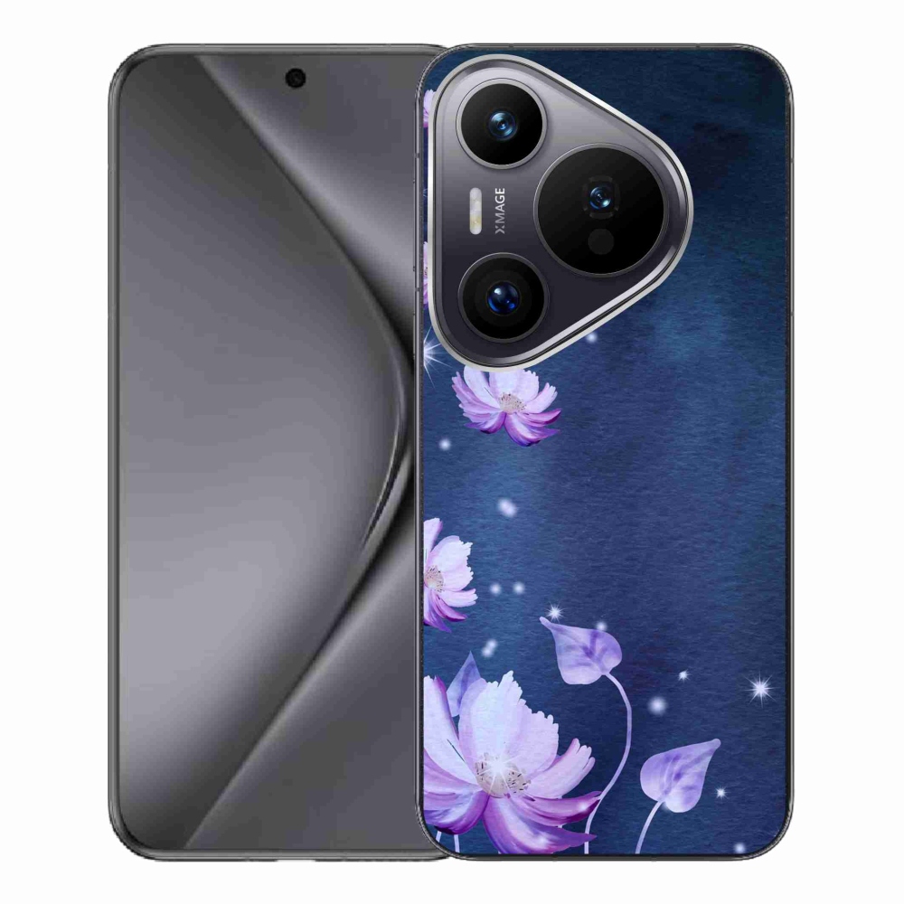 Gél tok mmCase a Huawei Pura 70 Pro számára - hulló virágok