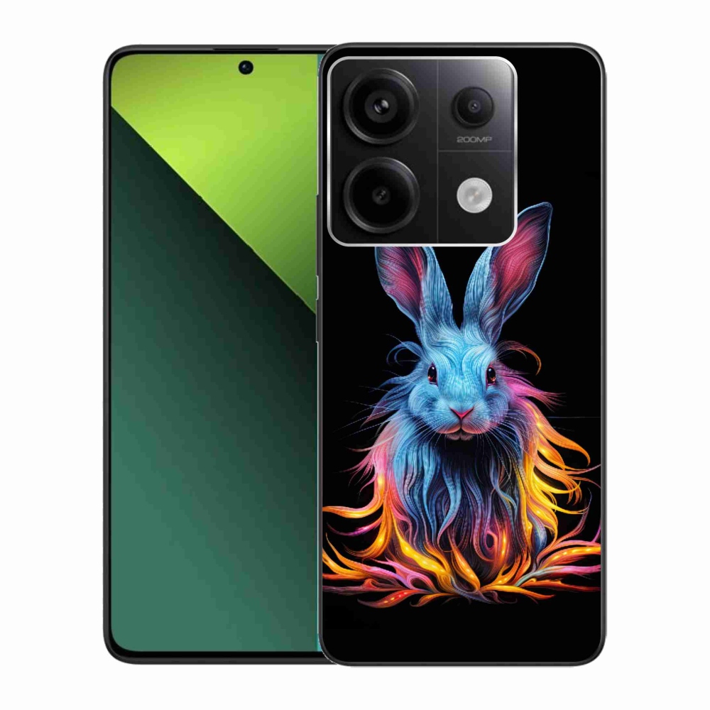 Gél borítás mmCase a Xiaomi Redmi Note 13 Pro 5G/Poco X6 5G számára - absztrakt nyúl