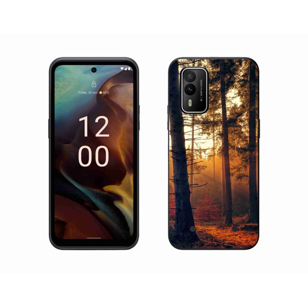 Gél tok mmCase a Nokia XR21 készülékhez - erdő