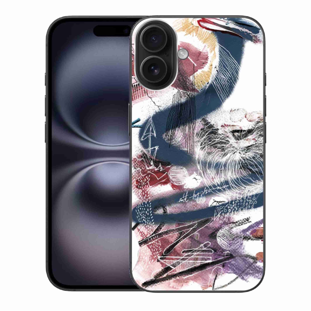 Gél borítás mmCase iPhone 16 Plus készülékhez - absztrakt motívum 28