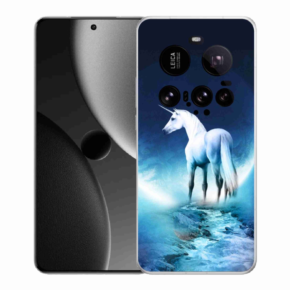 Gél borítás mmCase a Xiaomi 15 Ultra számára - fehér egyszarvú