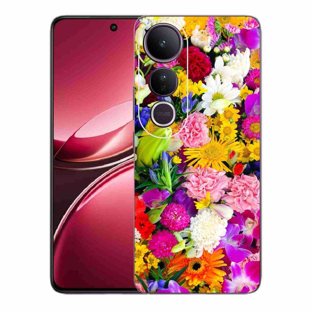 Gél borítás mmCase a Vivo V50 Lite 4G/5G-hez - virág 12