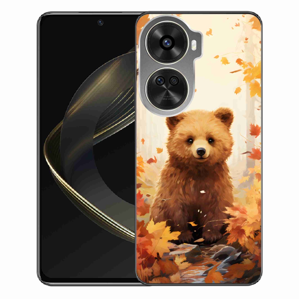 Zselés borítás mmCase a Huawei Nova 12 SE-hez - medve az erdőben