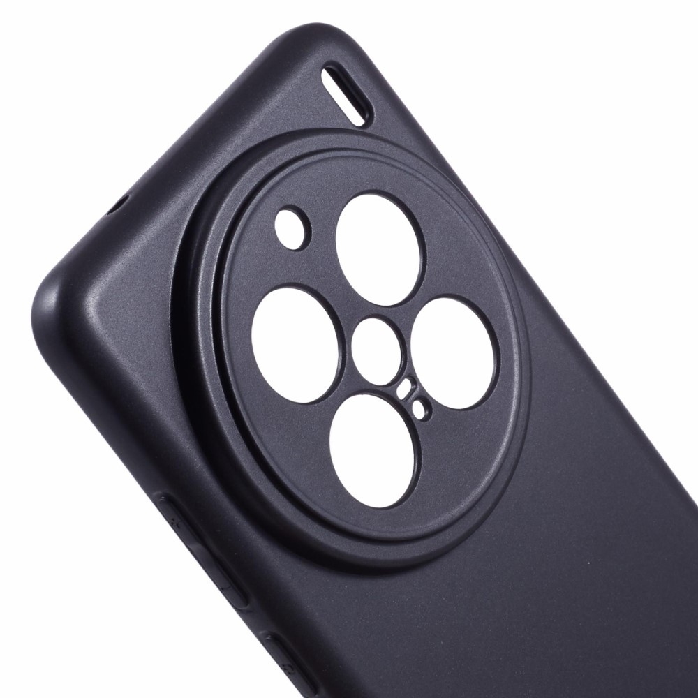 Fényes zselés tok a Vivo X200 Pro 5G készülékhez - fekete