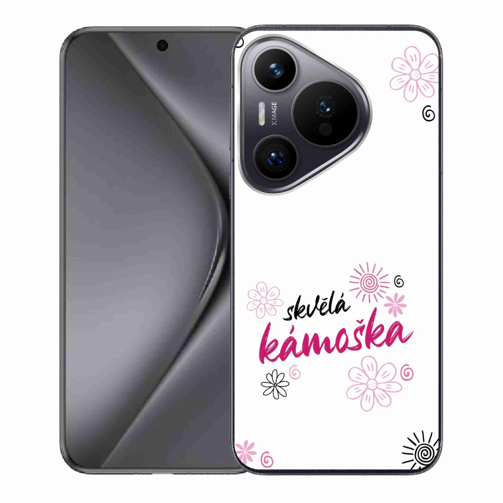 Gél borító mmCase a Huawei Pura 70-en - nagyszerű haver fehér háttérrel