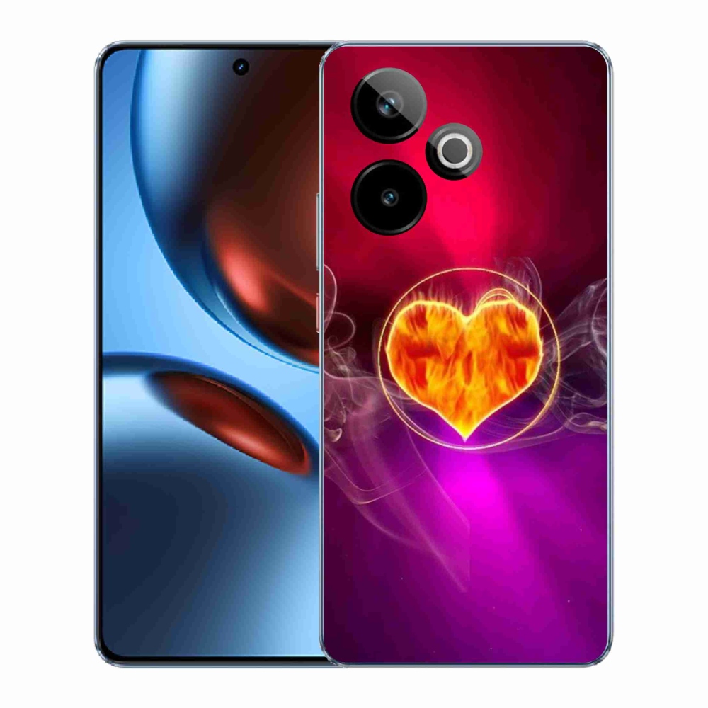 Gél borítás mmCase a Realme GT 7 5G/GT 7T 5G - tüzes szívhez