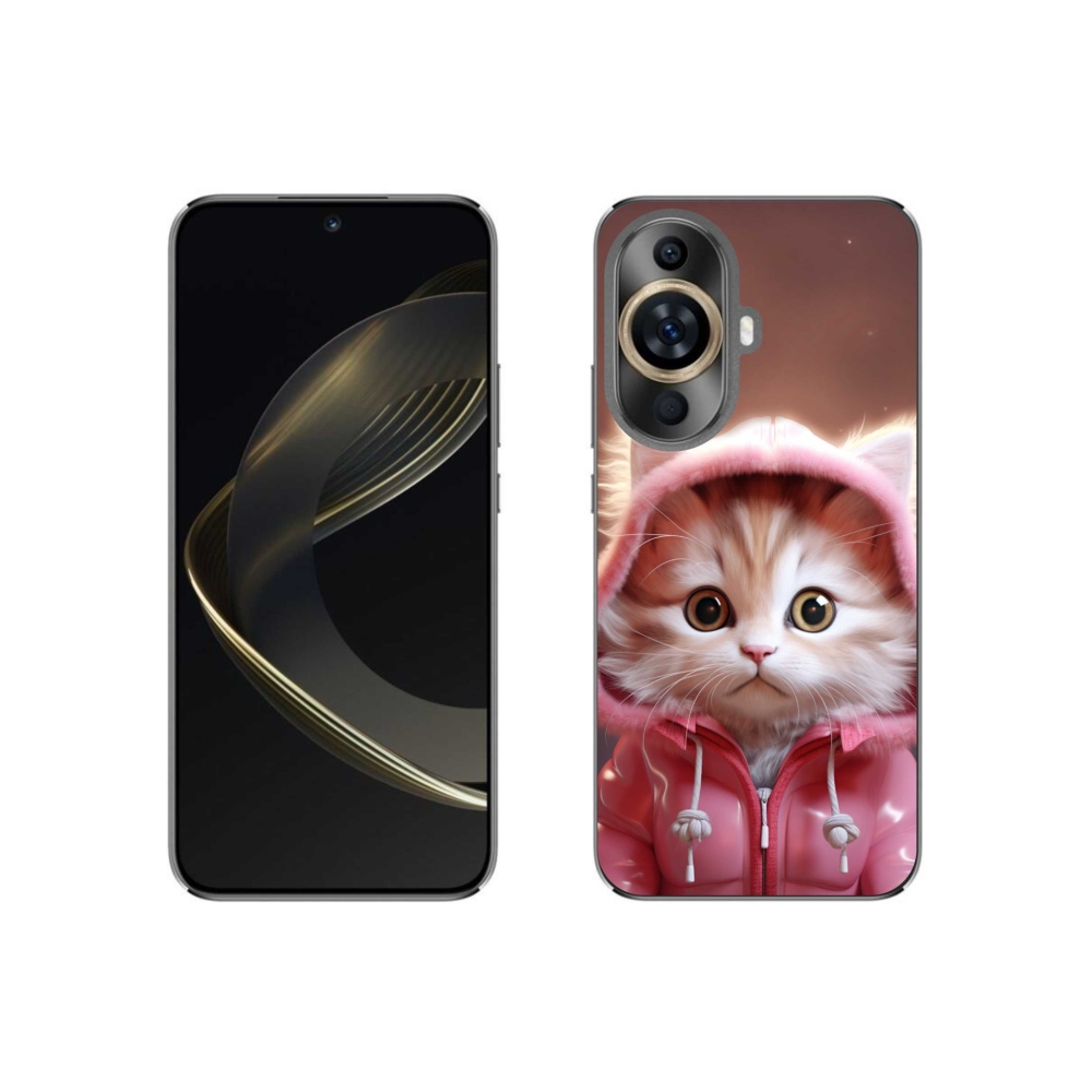 Gél borító mmCase a Huawei Nova 11-hez - aranyos cica 3