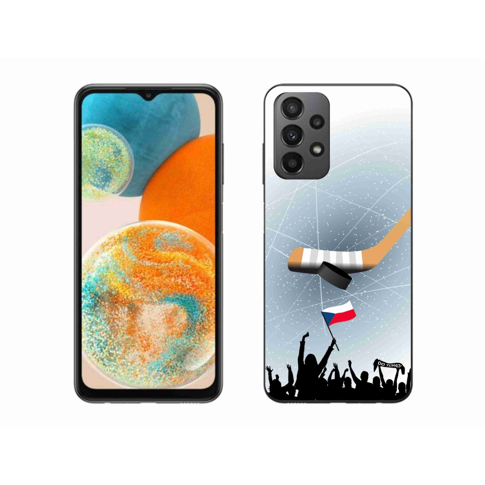 Gél borítás mmCase Samsung Galaxy A23 4G/5G - hoki szurkolók számára