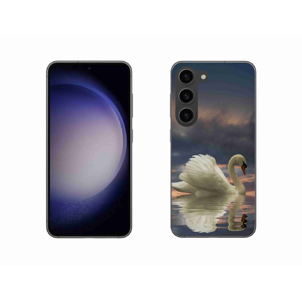 Zselés borítás mmCase Samsung Galaxy S23 5G - hattyú