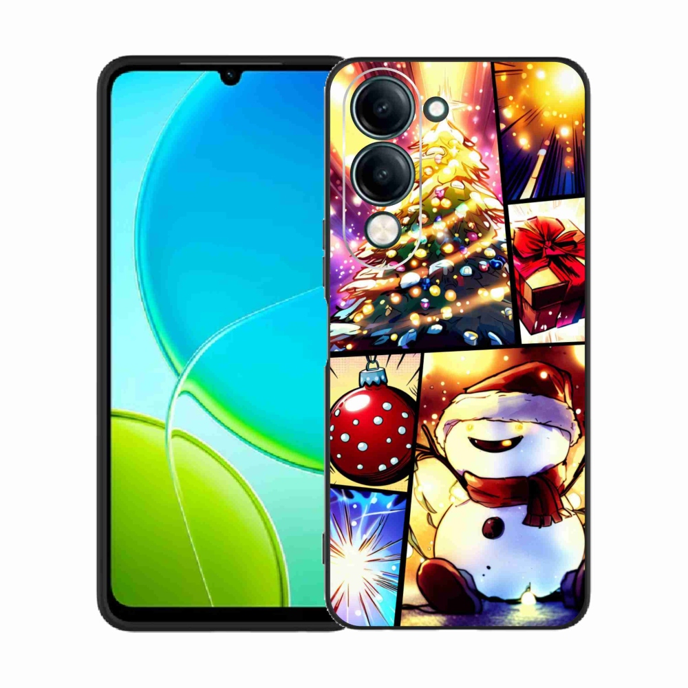 Gél borító mmCase a Vivo Y29s 5G készülékhez - karácsonyi motívumok 1