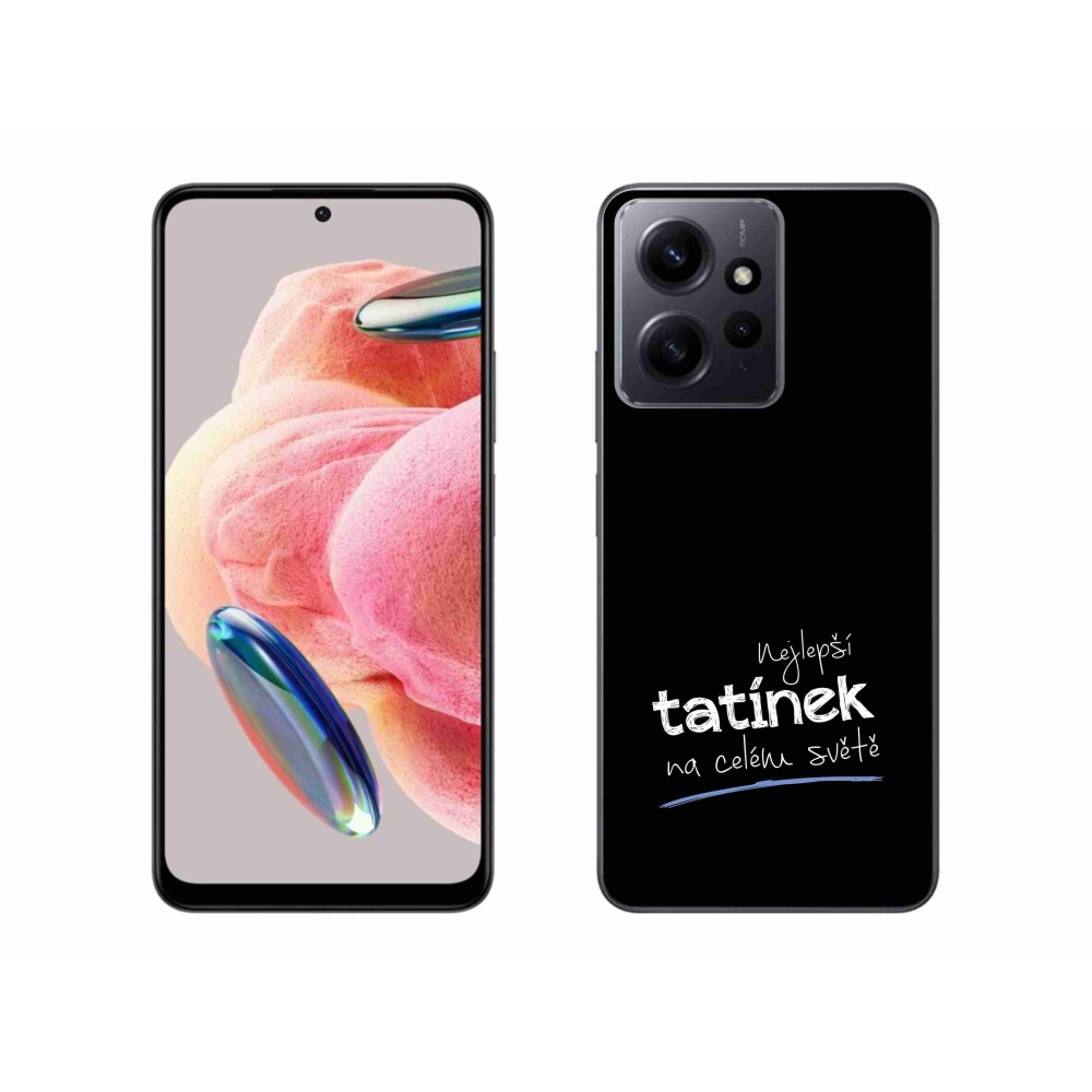 Gél borító mmCase a Xiaomi Redmi Note 12 4G - legjobb apuci 4 fekete háttérrel