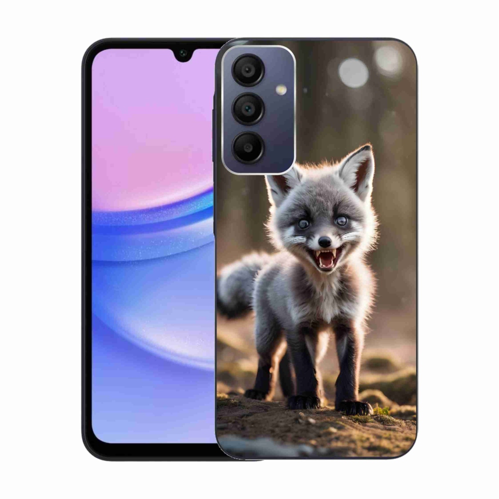 Gél borítás mmCase Samsung Galaxy A15 4G/5G - angry fox - Samsung Galaxy A15 4G/5G - angry fox