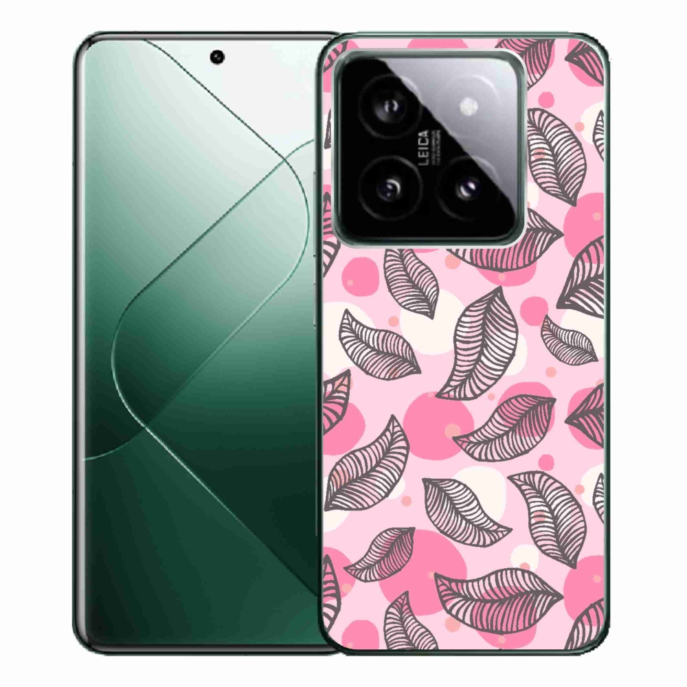 Gél borítás mmCase a Xiaomi 14 Pro-hoz - rajzfilmes hulló levelek