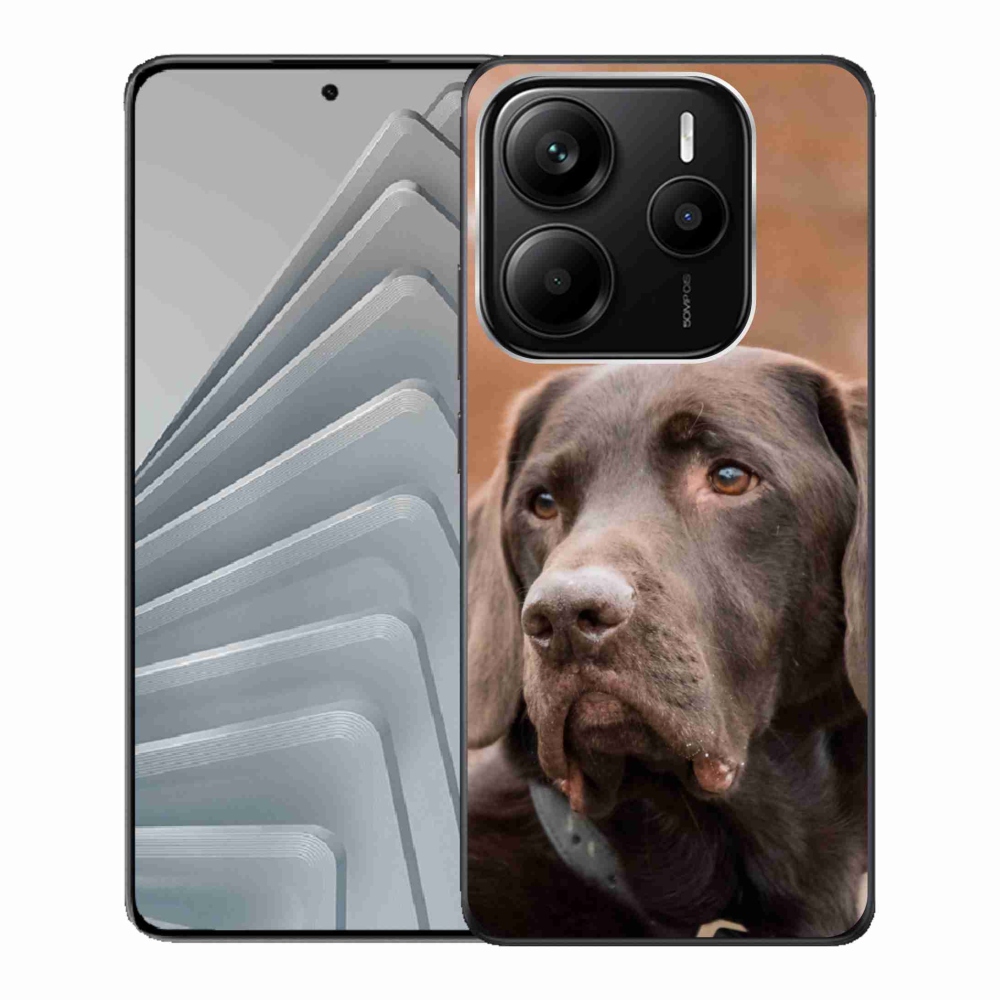 Gél borítás mmCase a Xiaomi Redmi Note 14 5G számára - barna labrador