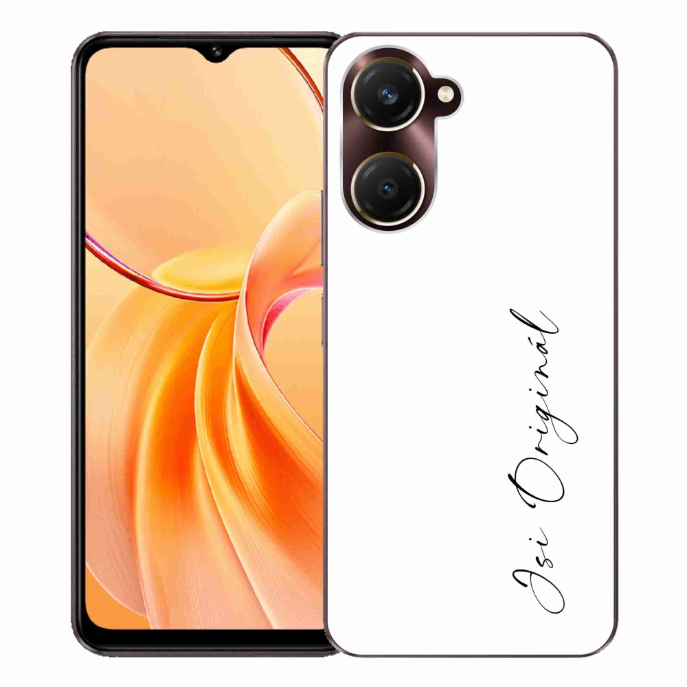 Gélburkolat mmCase a Vivo Y28s 5G-n - te vagy az eredeti fehér háttér