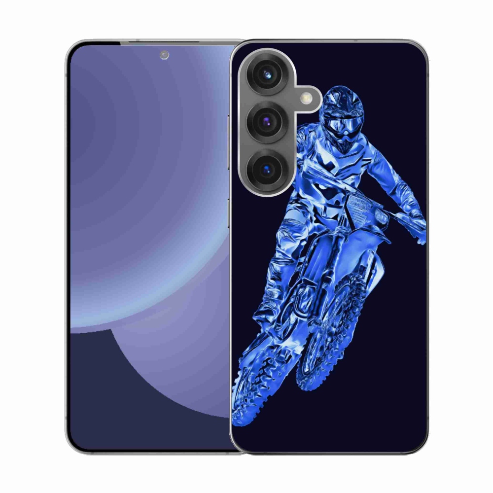 Zselés borítás mmCase Samsung Galaxy S25 - motocross 1