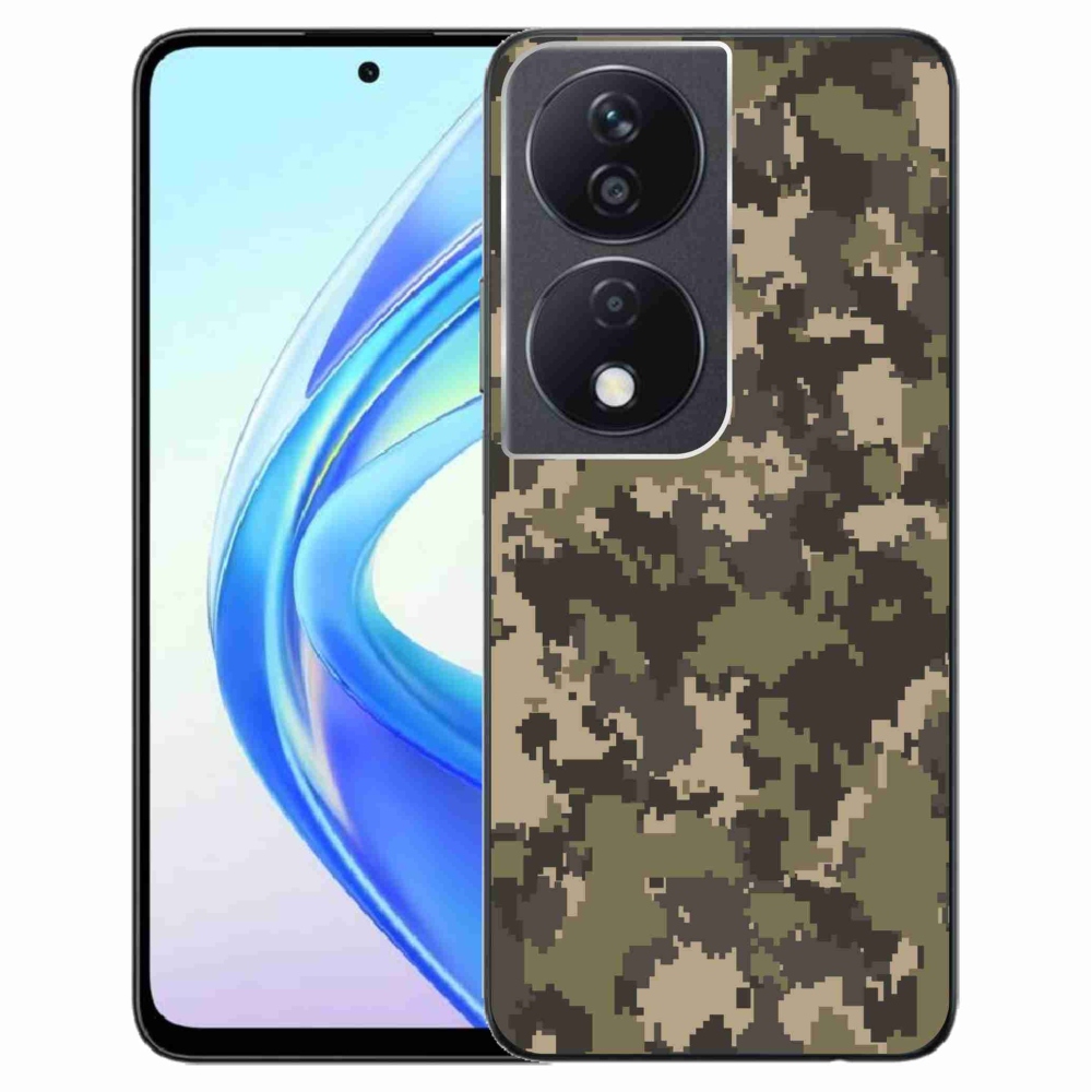 Zselés borítás mmCase a Honor X7b/Honor 90 Smart készülékhez - terepszínű minta 12