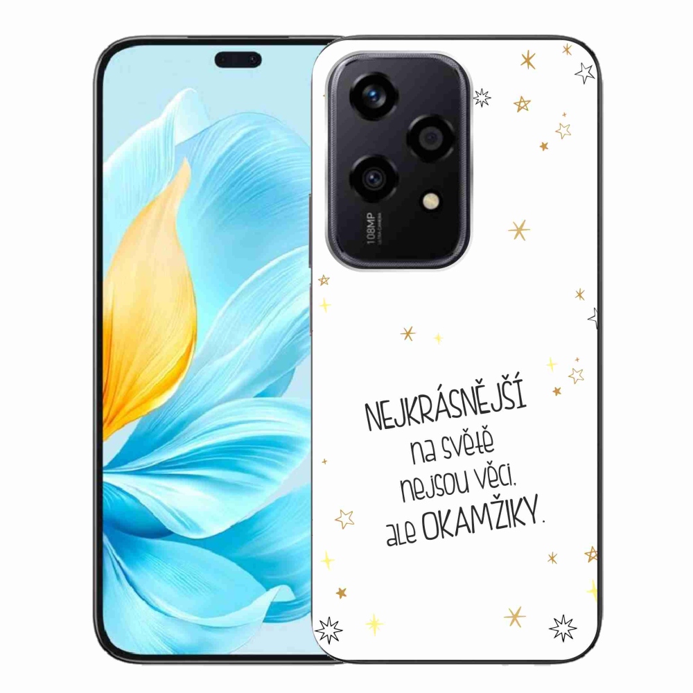 Gél borítás mmCase a Honor 200 Lite 5G készülékhez - Idézet 4 fehér háttér