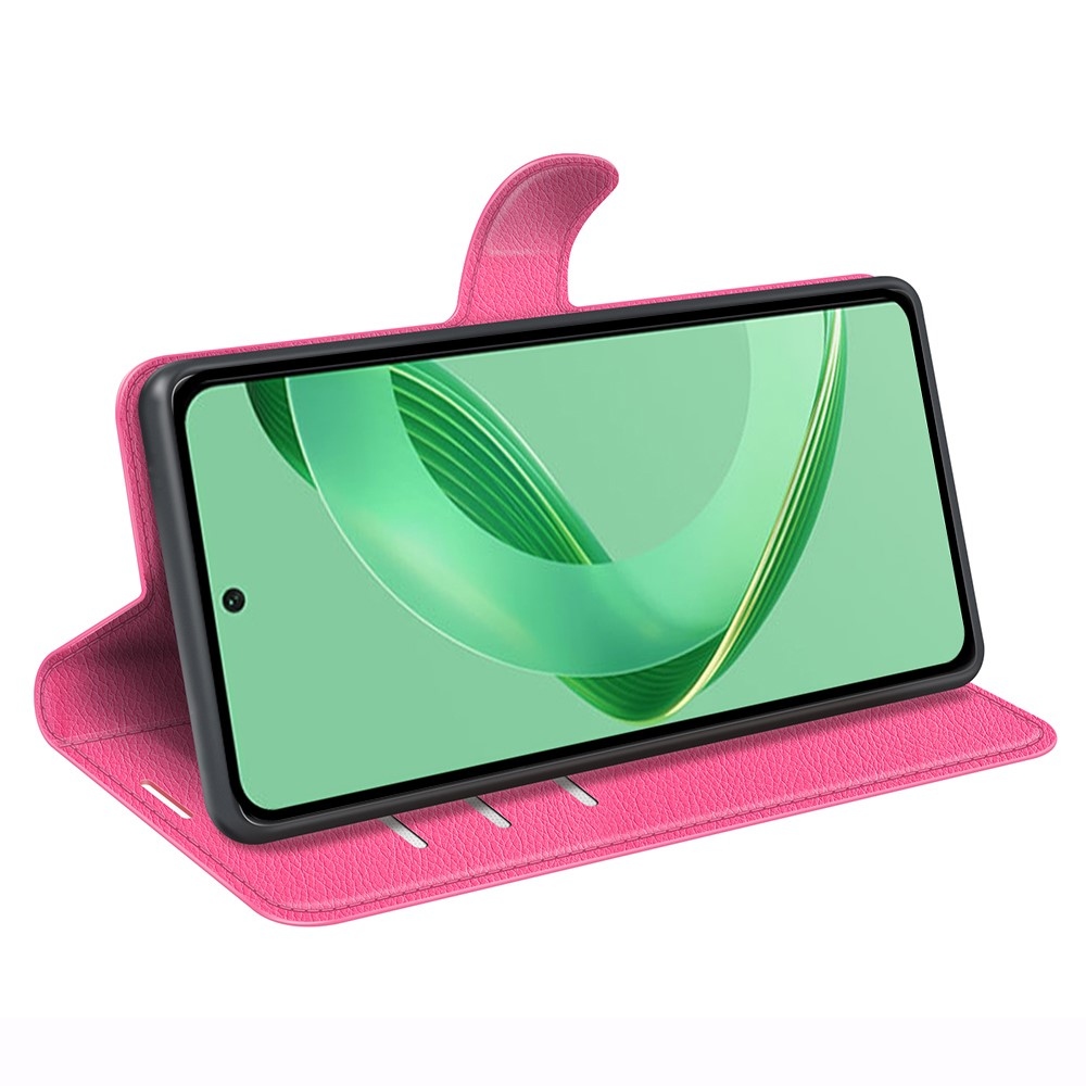 Litchi könyv tok a Huawei Nova 12 SE-hez - rózsaszínű