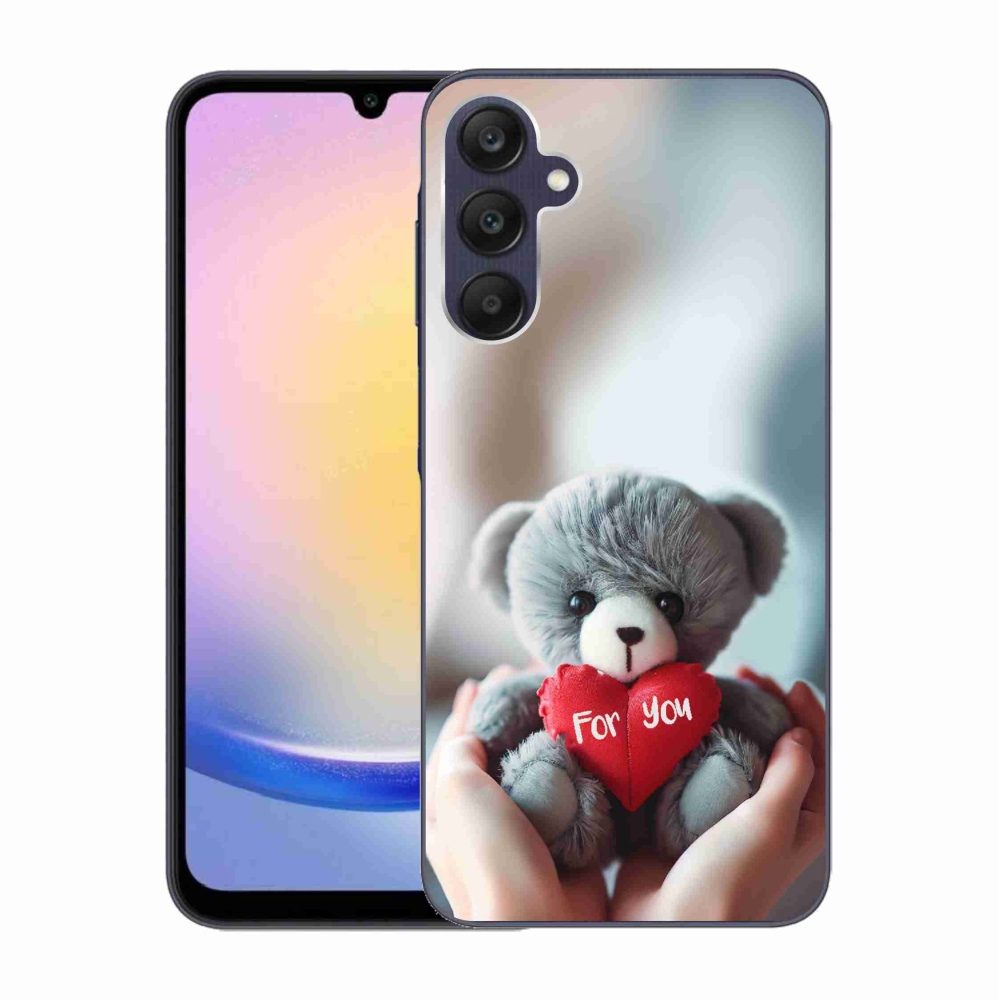 Gél borítás mmCase Samsung Galaxy A25 5G - mackó a szerelmesek számára