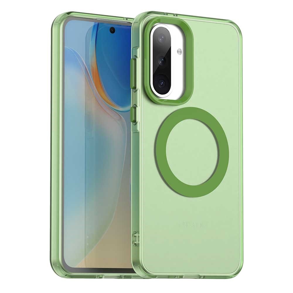 Candy zselés tok MagSafe Samsung Galaxy A36 5G/A56 5G - zöld