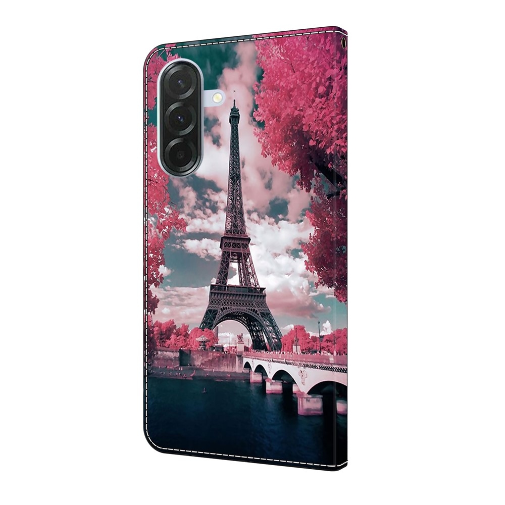 Divatos könyv tok Samsung Galaxy A16 4G/5G - Eiffel-toronyhoz