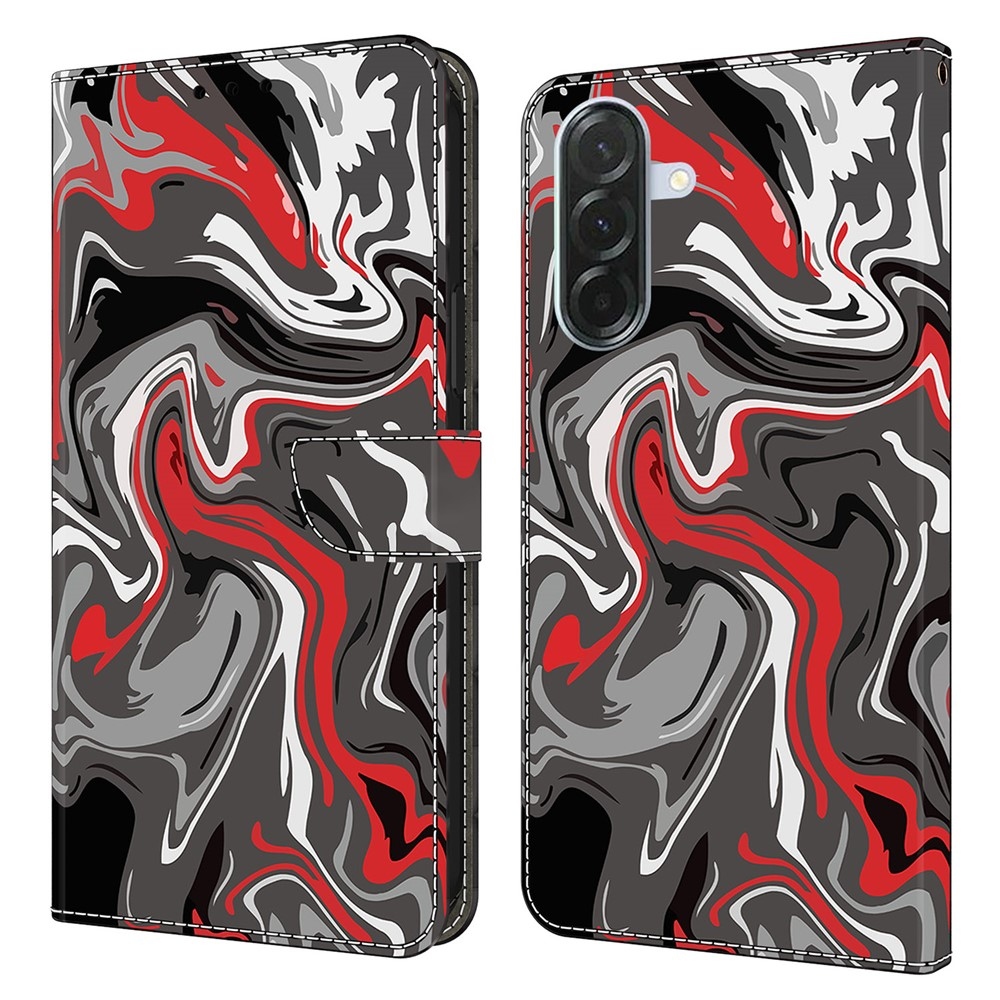 Divatos könyv tok Samsung Galaxy A36 5G - absztrakció