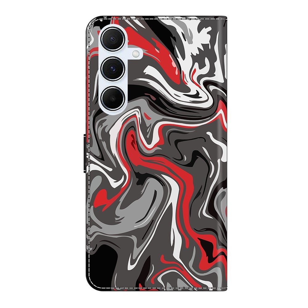 Divatos könyvtáska Samsung Galaxy A56 5G - absztrakció