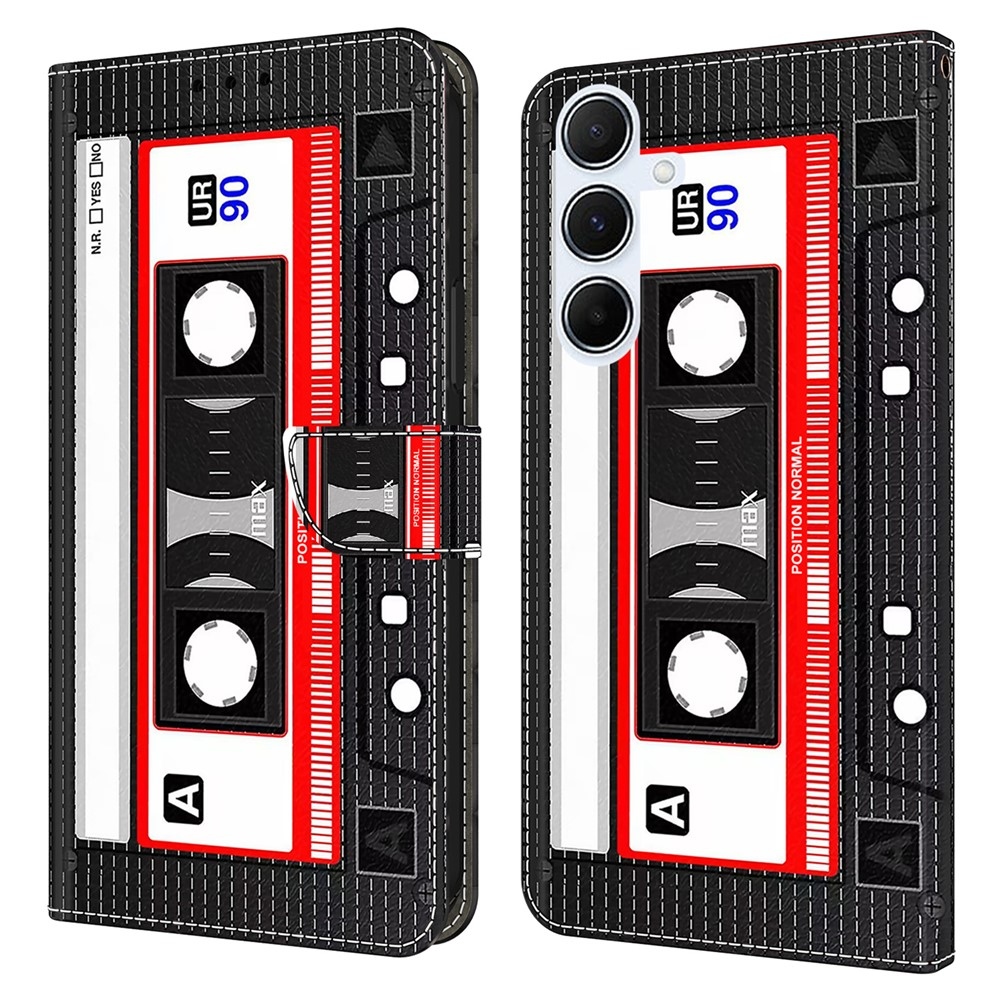 Divatos könyvtáska Samsung Galaxy A56 5G - hangkazettához