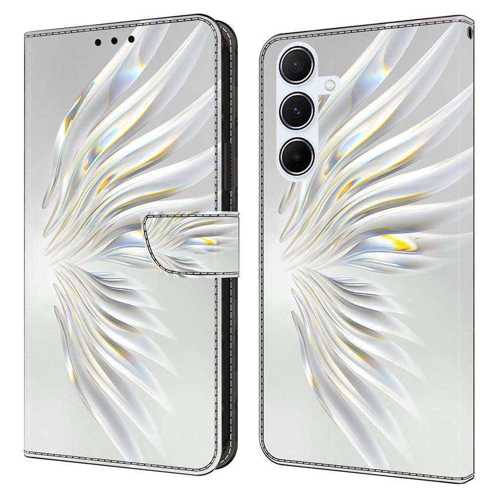 Divatos könyvtáska Samsung Galaxy A56 5G - szárnyakhoz