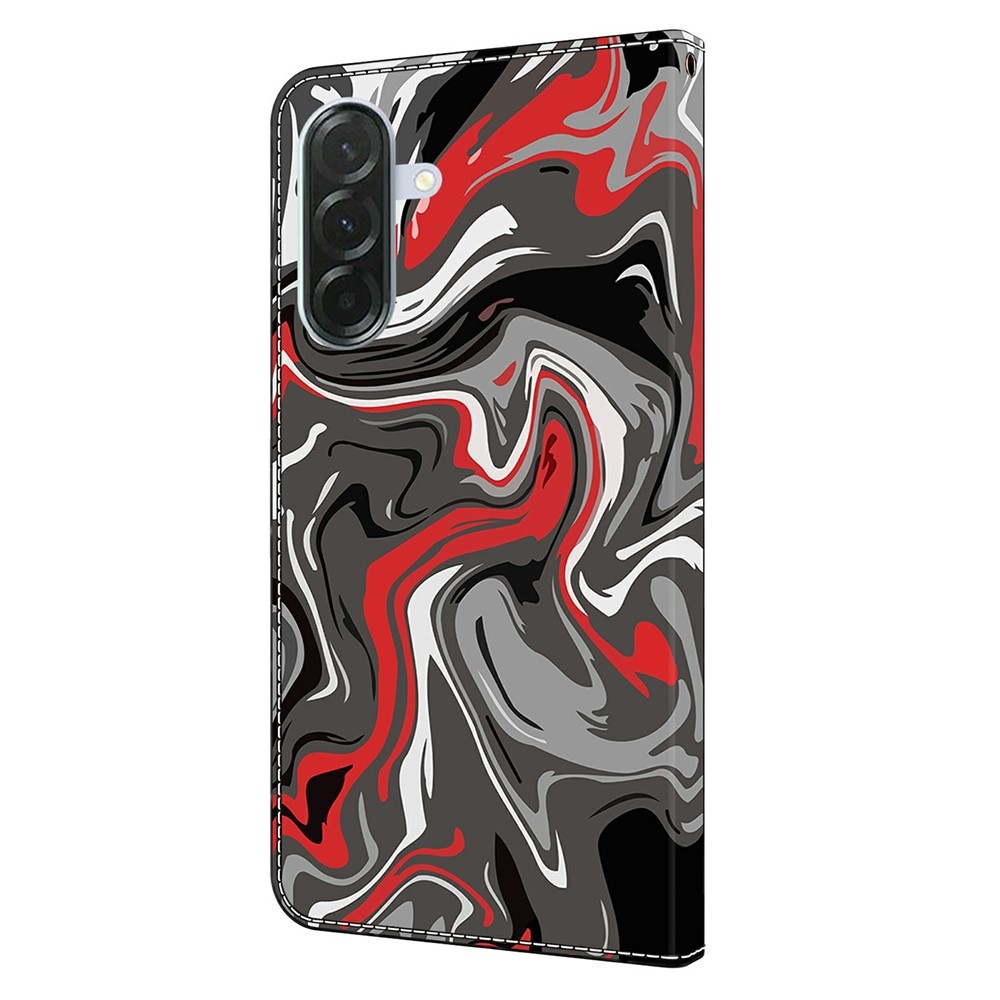 Divatos könyvtáska Samsung Galaxy A57 5G - absztrakció