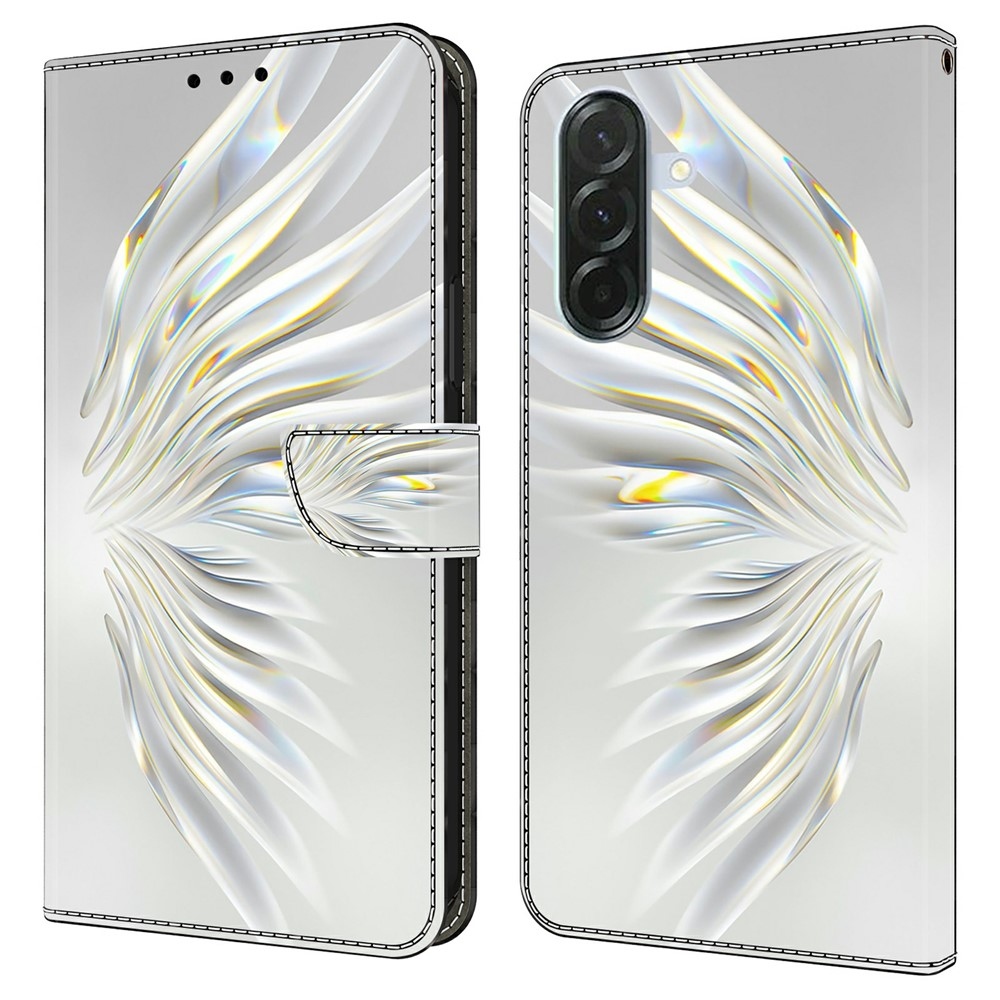 Divatos könyvtáska Samsung Galaxy A57 5G - szárnyakhoz