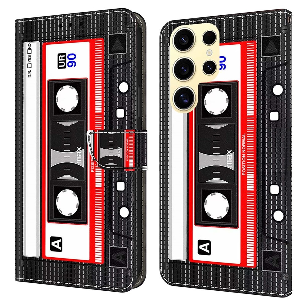 Divatos könyvtáska Samsung Galaxy S26 Ultra - hangkazetta számára