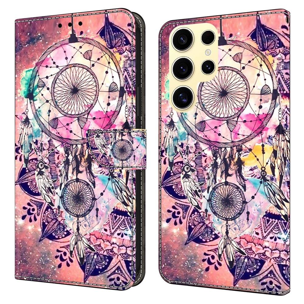 Divatos könyv tok Samsung Galaxy S26 Ultra készülékhez - színes álomfogó