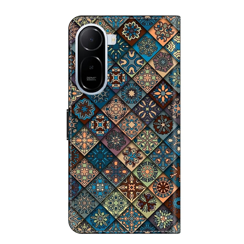 Divatos könyv tok a Xiaomi Redmi A7 Pro számára - színes minták