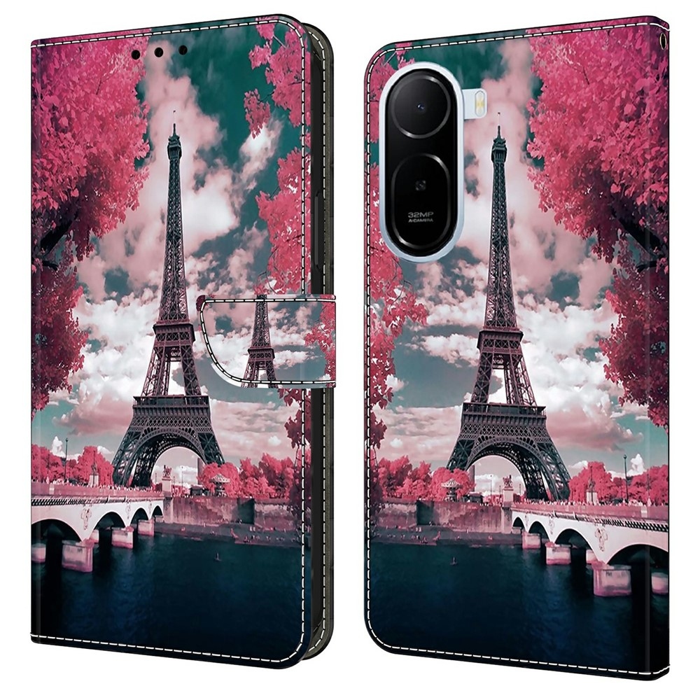 Divatos könyv tok Xiaomi Redmi A7 Pro - Eiffel-toronyhoz